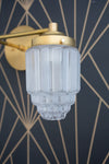 Skyscraper Shade - Art Deco Vanity - Wall Light Fixture - Statement Lighting - Art Deco Lighting - Model No. 9777