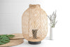 Boho Table Lamp - Bamboo Lamp - Bamboo Wicker - Boho Lighting Model No. 4237