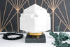 Art Deco Glass - Table Lamp - Bedroom Decor - Modern Home Decor - Mood Lighting - Model No. 4825