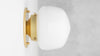 Semi Flush Light - Kitchen Lighting - Bathroom Light - Sconce - Ceiling Light - Model No. 0746