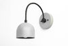 Gray Black Sconce - Minimalist Sconce - Industrial Light - Bathroom Light - Light Fixture - Model No. 8586