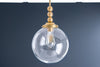 10in Clear Glass Globe - Globe Lighting - Globe Pendant Light - Globe Ceiling Light - Model No. 3229