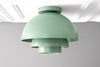 Light Fixture - Mint Green Ceiling Light - Dome Lighting - Atomic Lighting - Home Decor - Model No. 7392