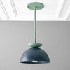Pendant - Dome Light Fixture - Colorful Lighting - Green Ceiling Light - Model No. 4975