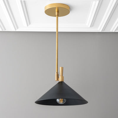 Pendant Lighting - Kitchen Island Light - Articulating Lamp - Cone Shade - Model No. 3102
