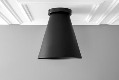 Pendant Lighting - Black Pendant Light - Bucket Light - Ceiling Light - Model No. 8319
