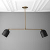 Chandelier Light-Dome Lamp-Directional Lighting-Adjustable Lamp - Model No. 8485