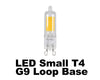 2.3 Watt - 225 Lumens - LED Small T4 G9 Loop Base