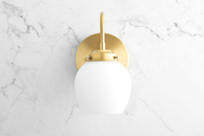 SCONCE MODEL No. 7283-Art Deco Wall Lights with a Raw Brass finish. Designed and produced by DECOCREATIONStudio at Peared Creation