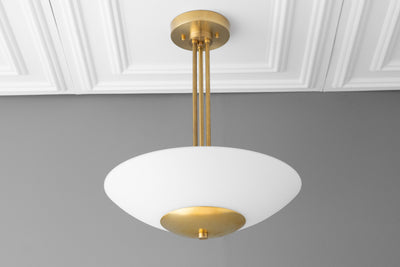 Pendant Light - Art Deco - Hanging Fixture - Brass Pendant Light - Ceiling Light - Modern Pendant - Light Fixture - Model No. 0411