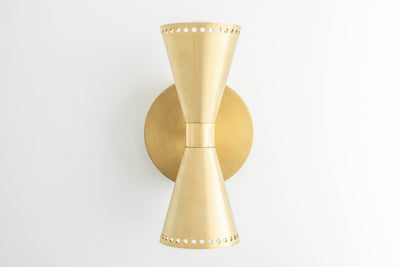 Vented Cone Sconce - Many Finish Choices - Wall Sconce - Cast Brass - Sconce - Lighting Fixtures - Mid-Century Lighting - Model No. 5450
