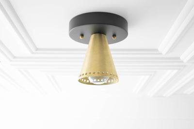 CEILING LIGHT Model No. 8985- Mid Century Modern Ceiling Lights with a Black/Brass finish. Designed and produced by MODCREATIONStudio at Peared Creation