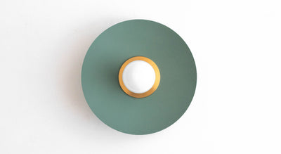 Wall Sconce Light - Gray Sconce - Reflector Sconce - Flush Mount Light - Model No. 9660
