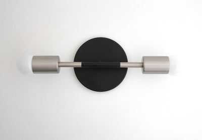 Bathroom Vanity - Black Brass Sconce - Minimalist - Modern Wall Sconce - Wall Lighting -Model No. 7172