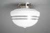 Ceiling Light - Art Deco Lighting - Hand Blown Glass - Light Fixture - Made In USA - Model No. 5411