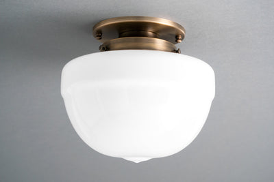 Ceiling Light - 8in Acorn Shade - Made in USA - Light Fixture - Bedroom Lighting - Model No. 6824