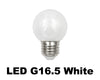 5.5 Watt -  500 Lumens - LED G16.5 White Light Bulb