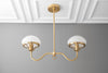Chandelier Light-Mushroom Lamp-Light Fixture-Chandelier Art Deco - Model No. 9613