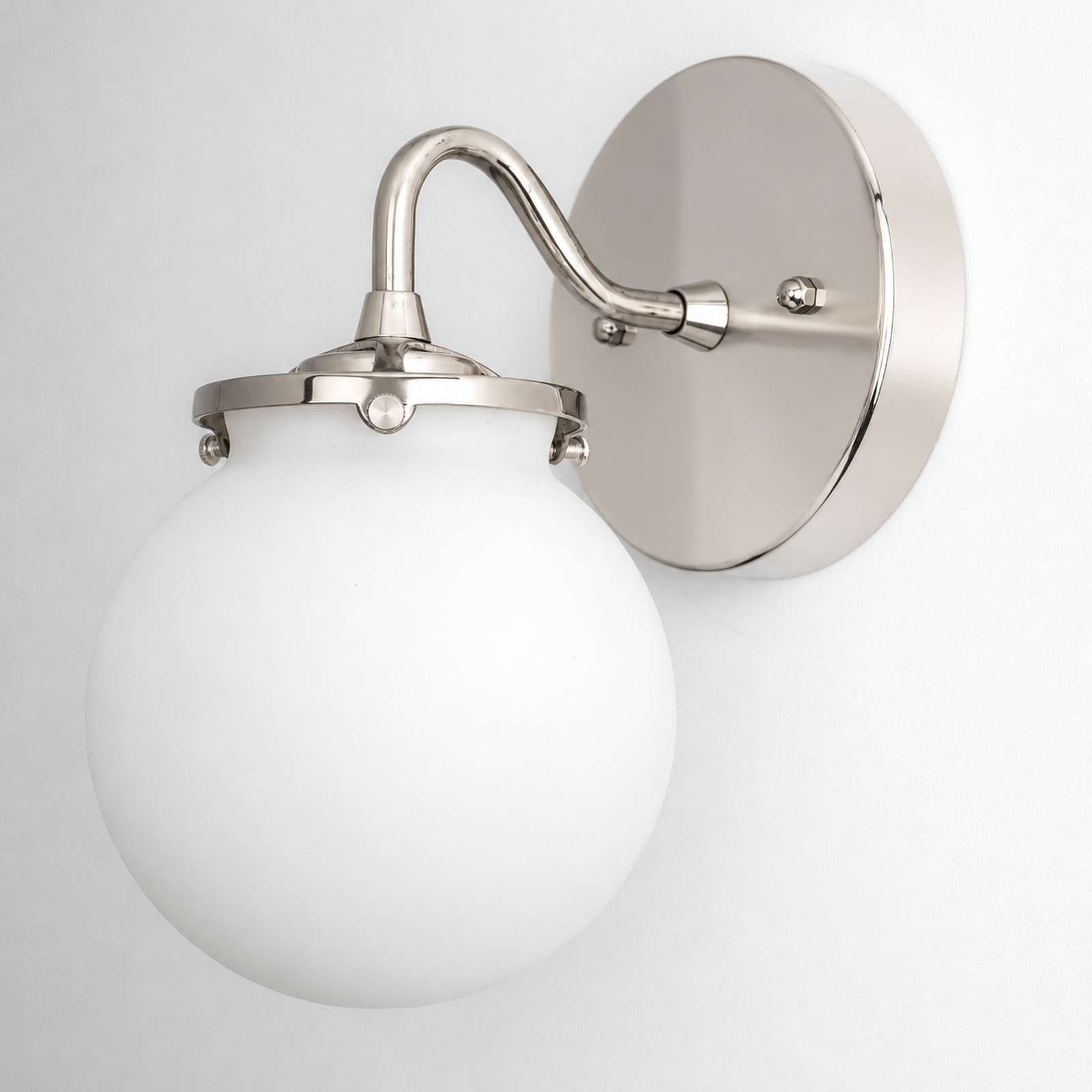 SCONCE MODEL NO. 3772 in Polished Nickel