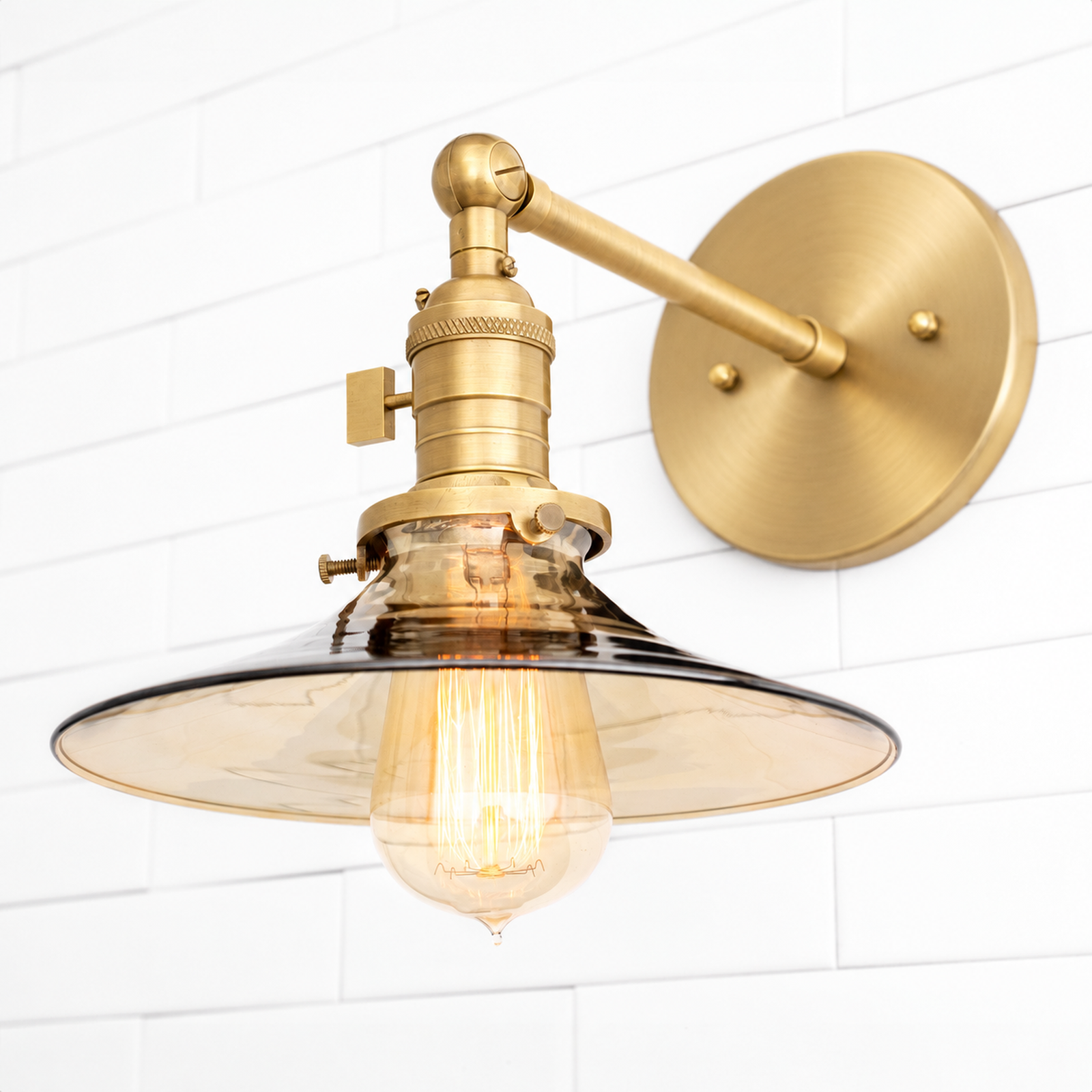 SCONCE MODEL NO. 3310 in Raw Brass or Sealed Brass