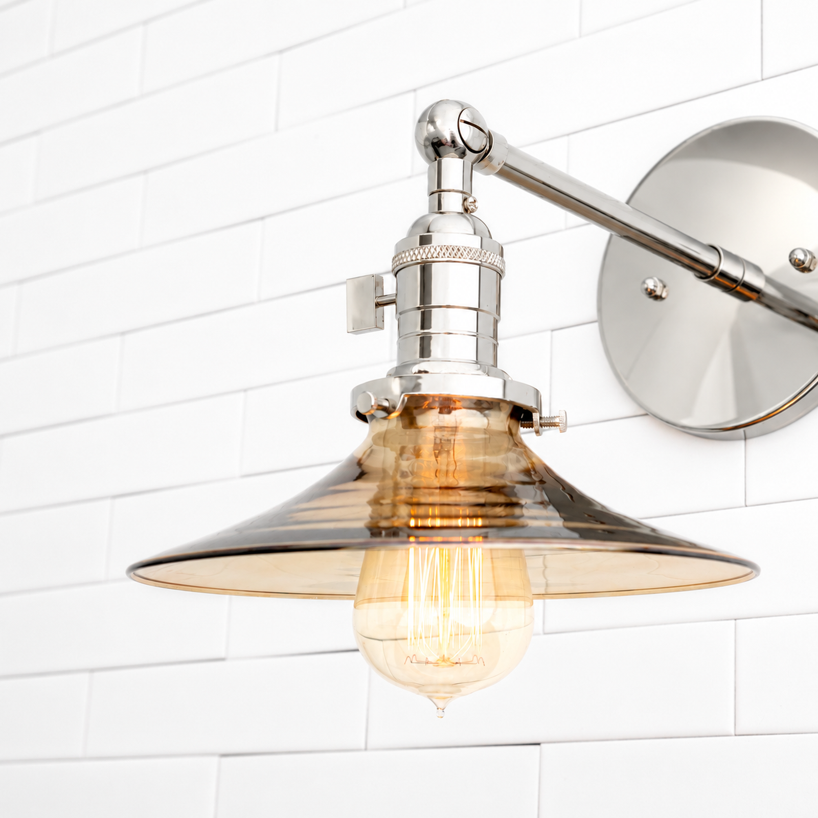 SCONCE MODEL NO. 3310 in Polished Nickel