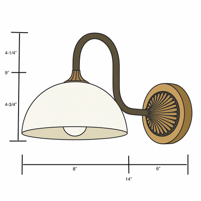 SCONCE MODEL NO. 1080