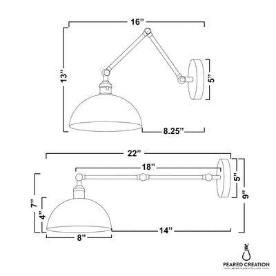 SCONCE MODEL NO. 0122