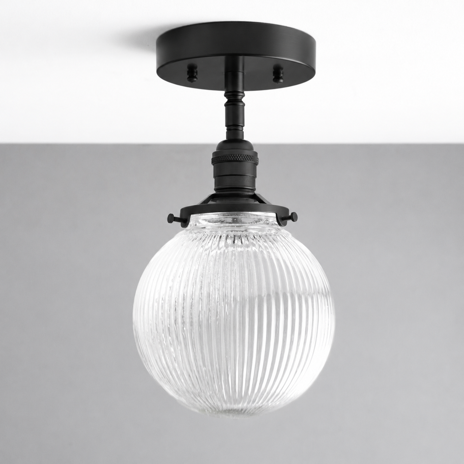 CEILING LIGHT MODEL NO. 1642 in Black