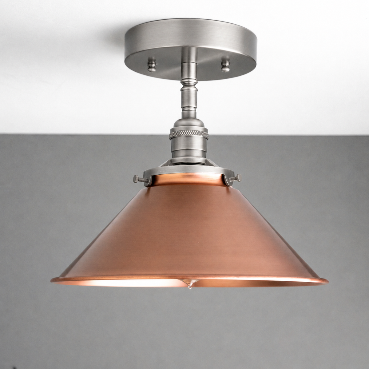 CEILING LIGHT MODEL NO. 7423 in Brushed Nickel