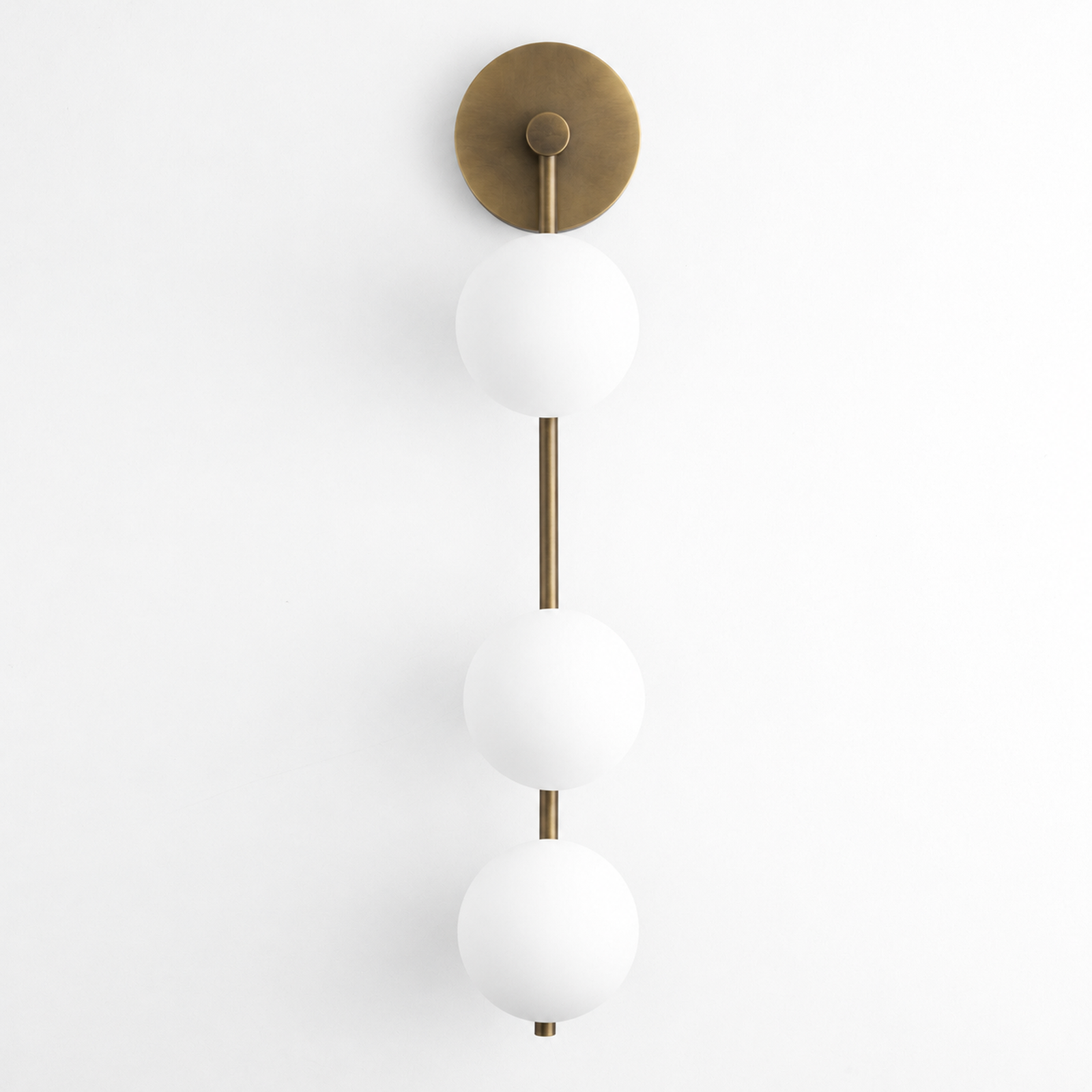SCONCE MODEL NO. 2027 in Antique Brass