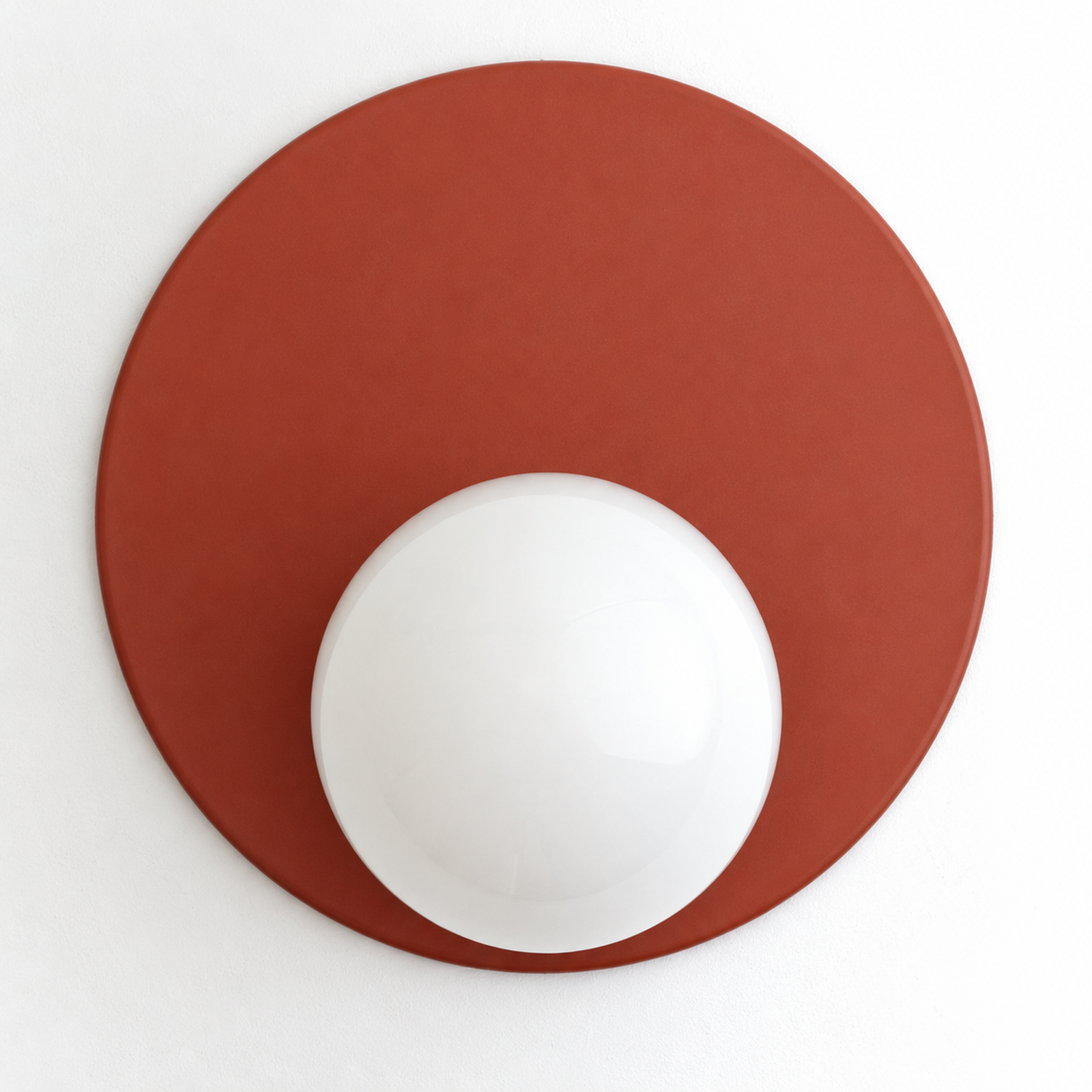 SCONCE MODEL NO. 6703 in Brick Red