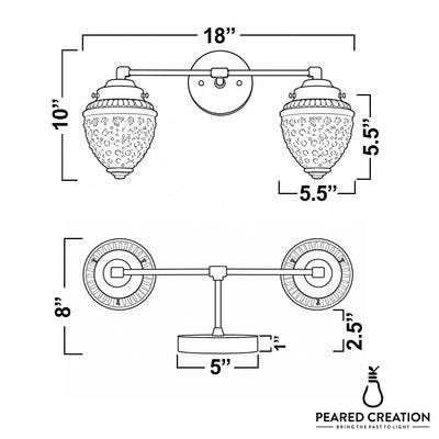 VANITY LIGHT MODEL NO. 1155