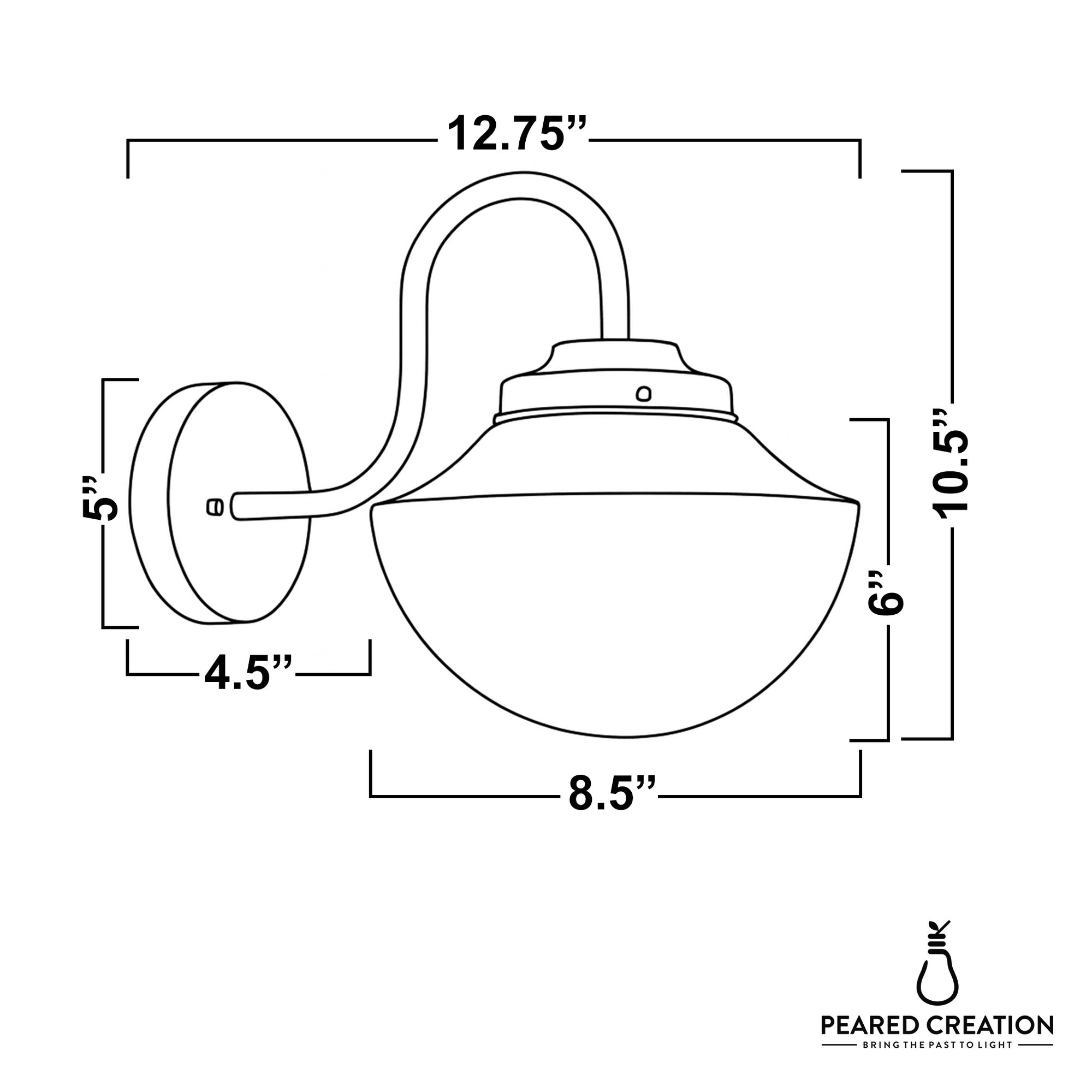 SCONCE MODEL NO. 8836