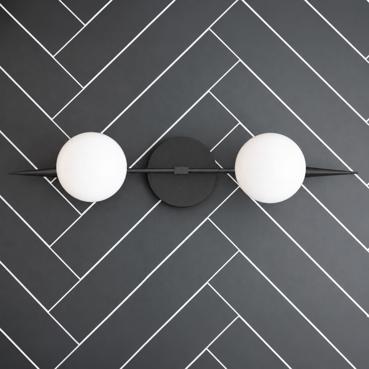 VANITY LIGHT MODEL NO. 4006 in Black