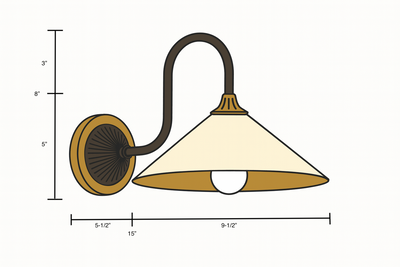 SCONCE MODEL NO. 1067
