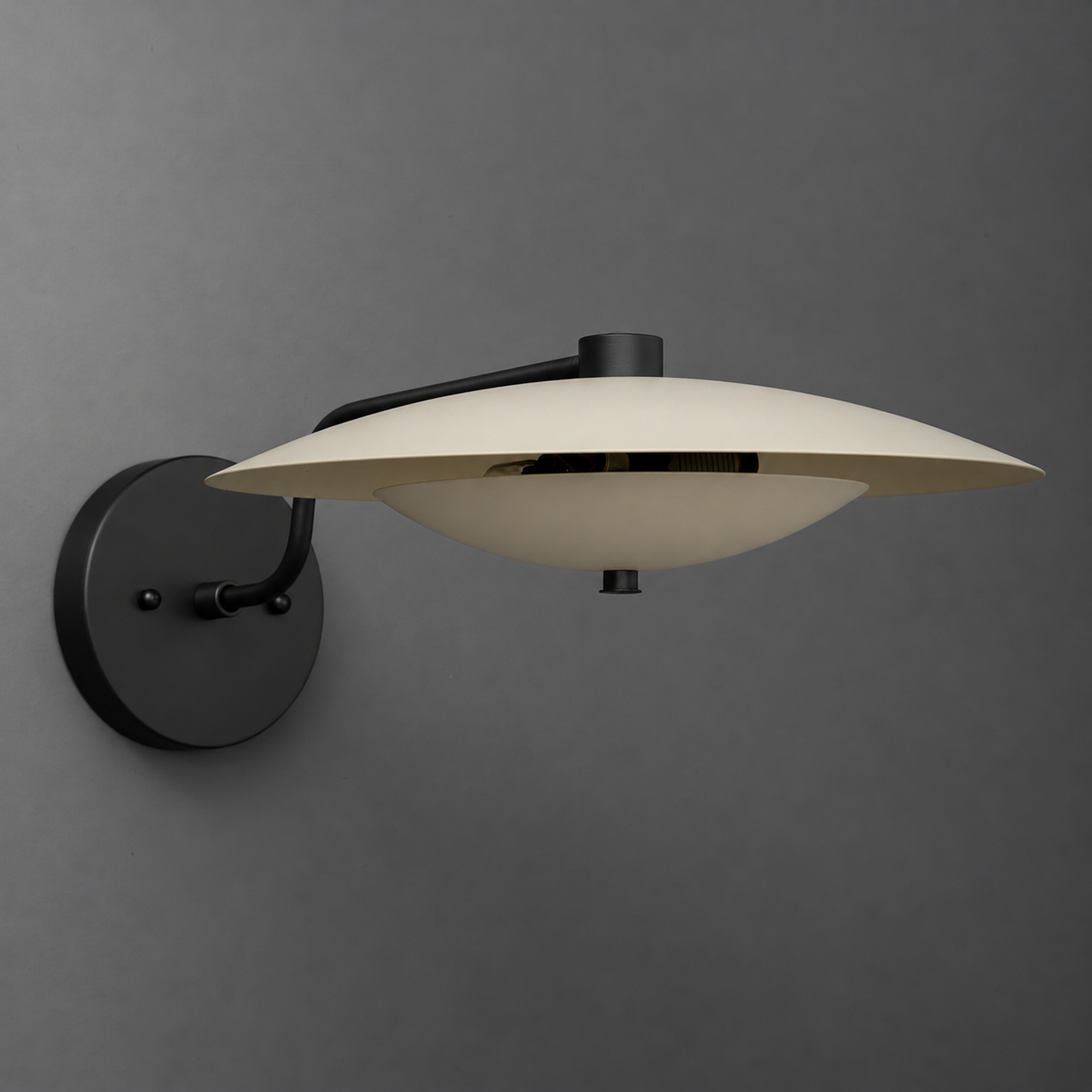 SCONCE MODEL NO. 1581 in Black