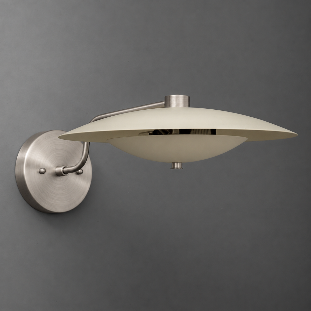 SCONCE MODEL NO. 1581 in Brushed Nickel