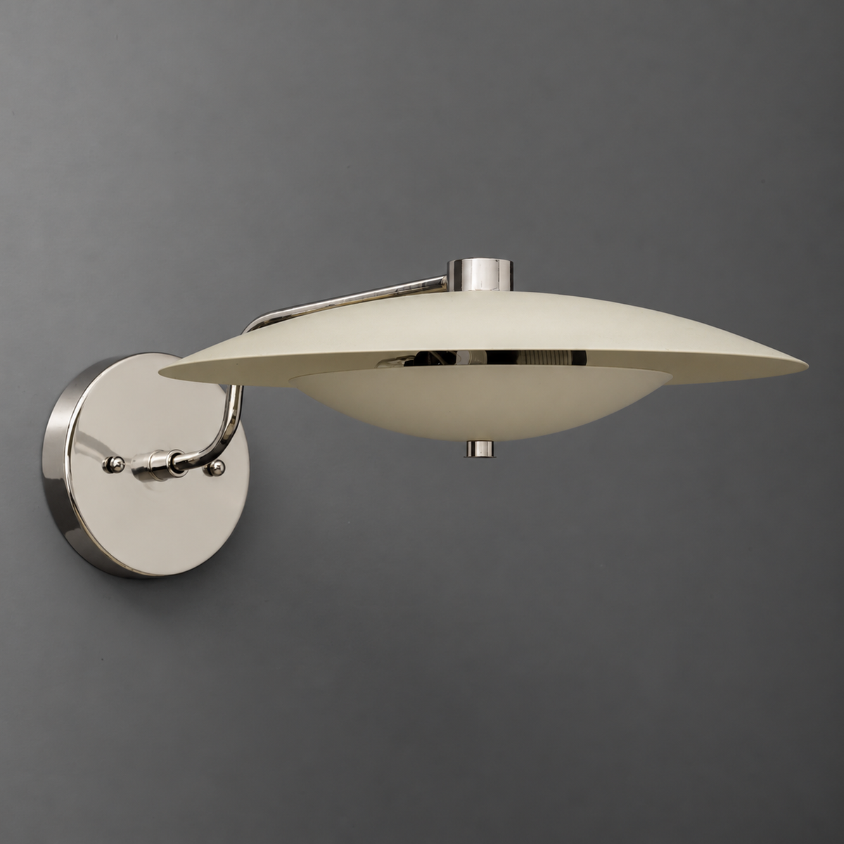 SCONCE MODEL NO. 1581 in Polished Nickel