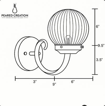 SCONCE MODEL NO. 1093