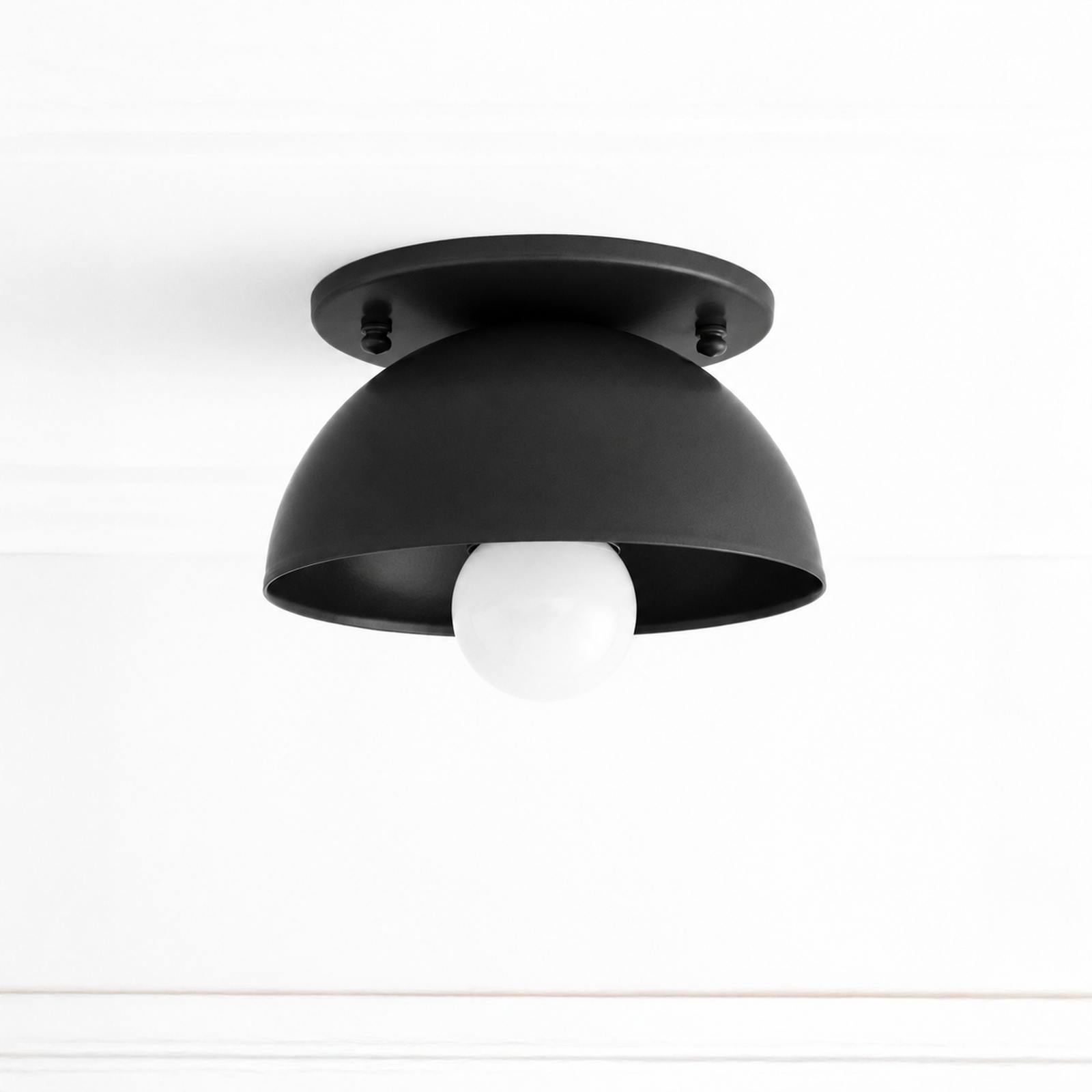 CEILING LIGHT MODEL NO. 4812 in Black