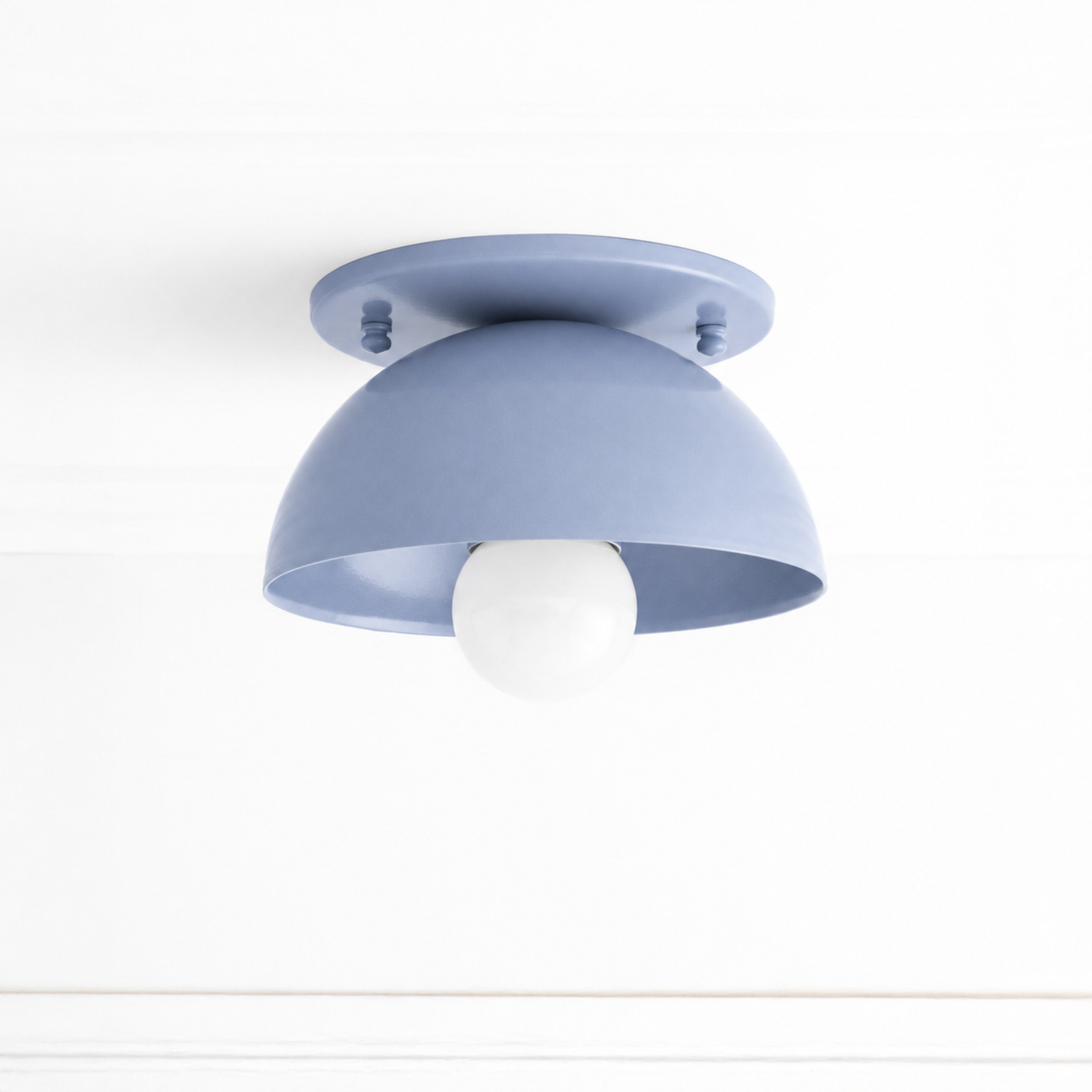 CEILING LIGHT MODEL NO. 4812 in Periwinkle
