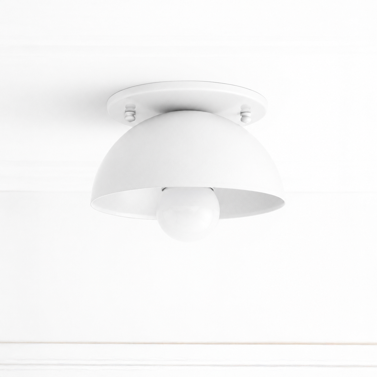 CEILING LIGHT MODEL NO. 4812 in White