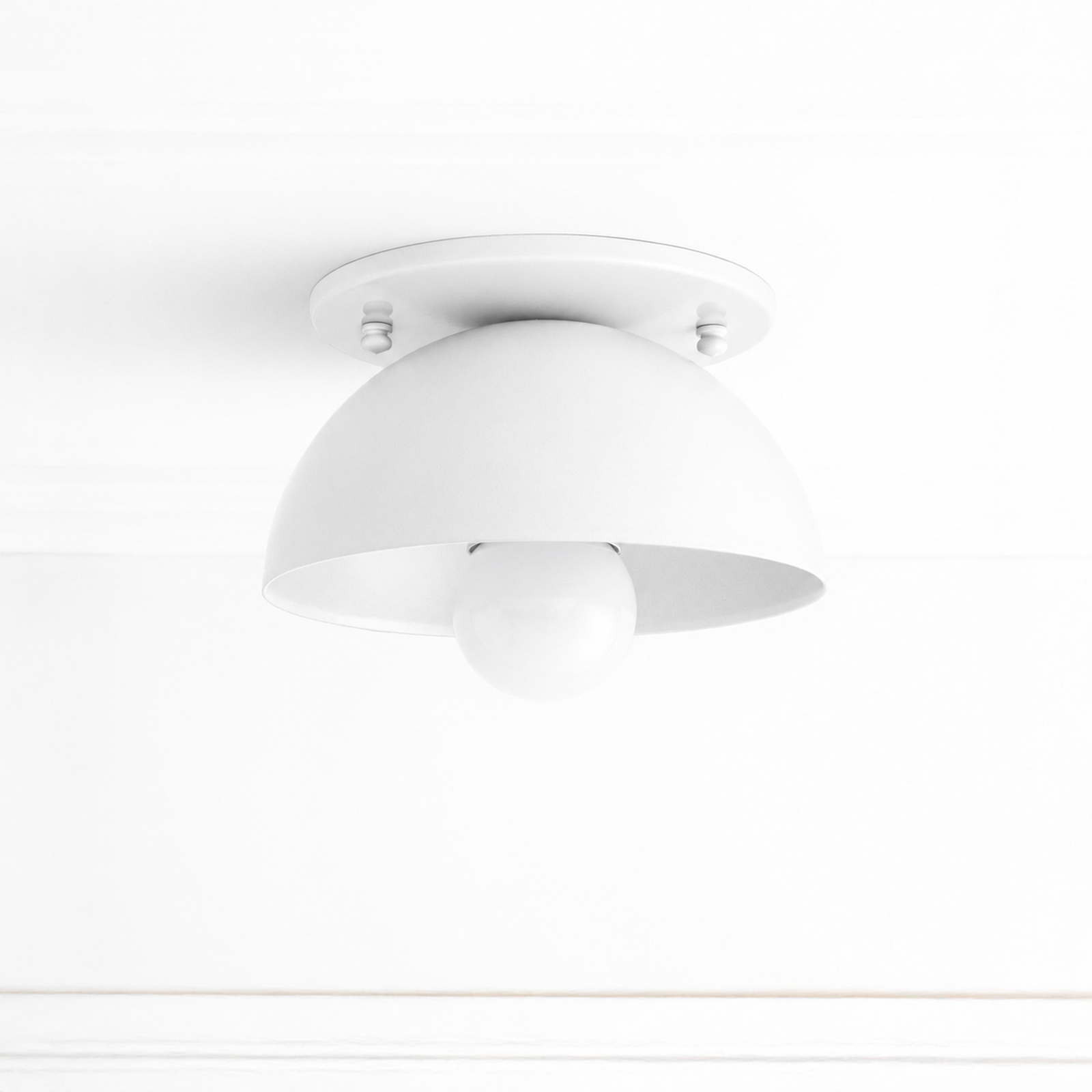 CEILING LIGHT MODEL NO. 4812 in White