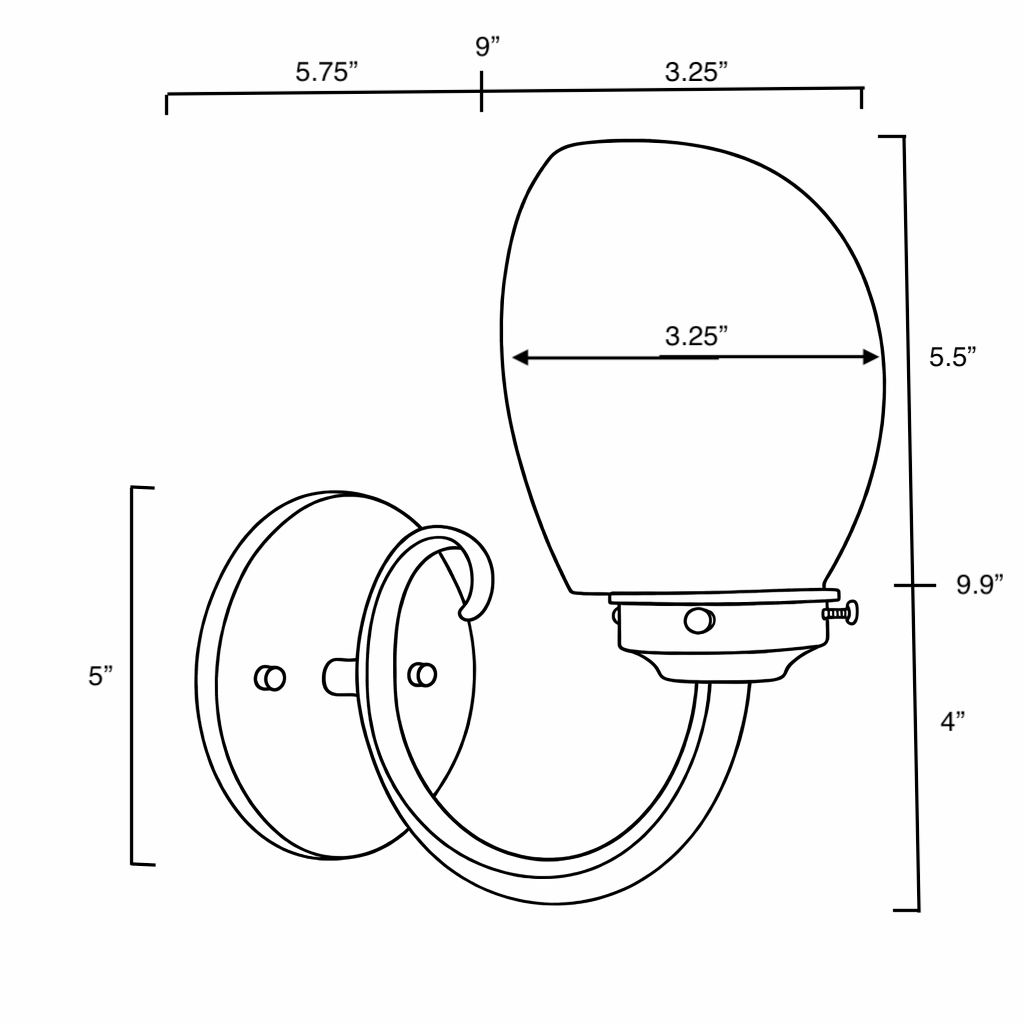 SCONCE MODEL NO. 5539