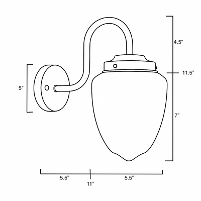 SCONCE MODEL NO. 3715