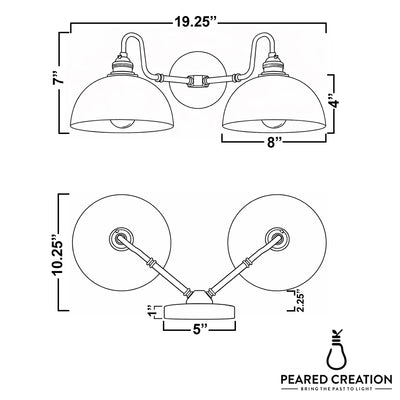 VANITY LIGHT MODEL NO. 6096