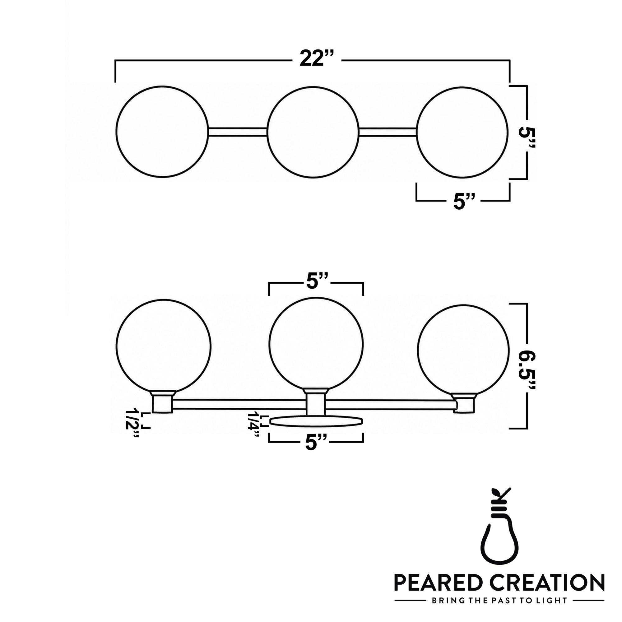 VANITY LIGHT MODEL NO. 9250