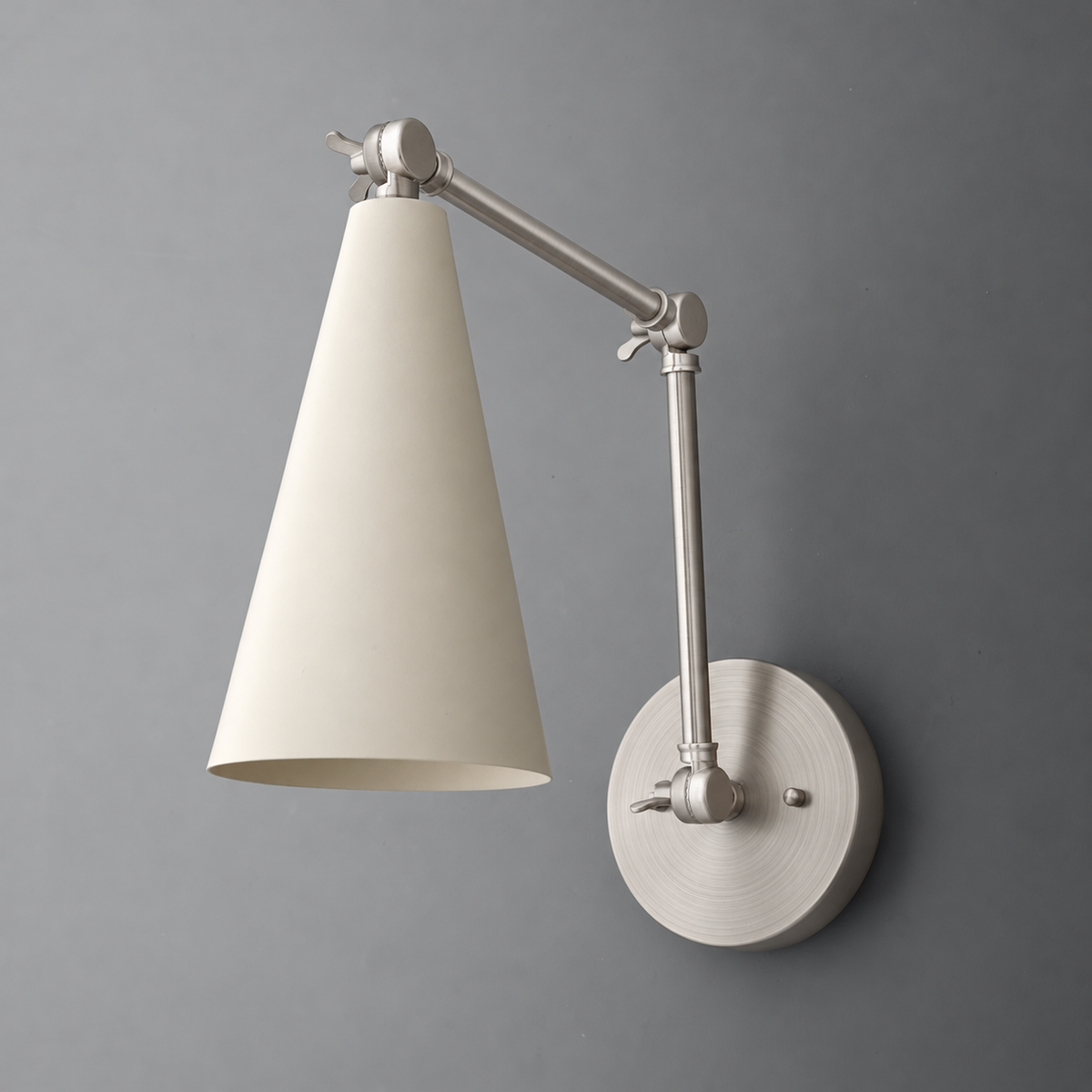 SCONCE MODEL NO. 1322 in Brushed Nickel