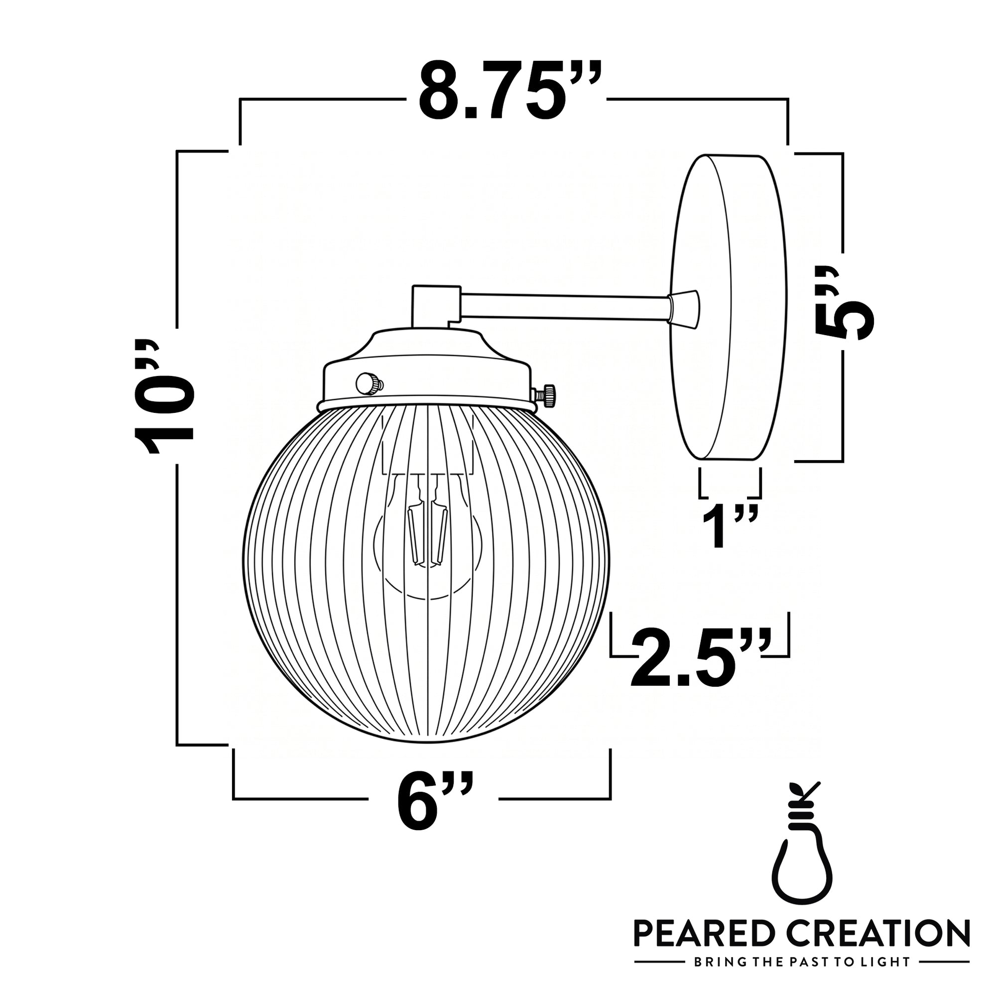 SCONCE MODEL NO. 1036