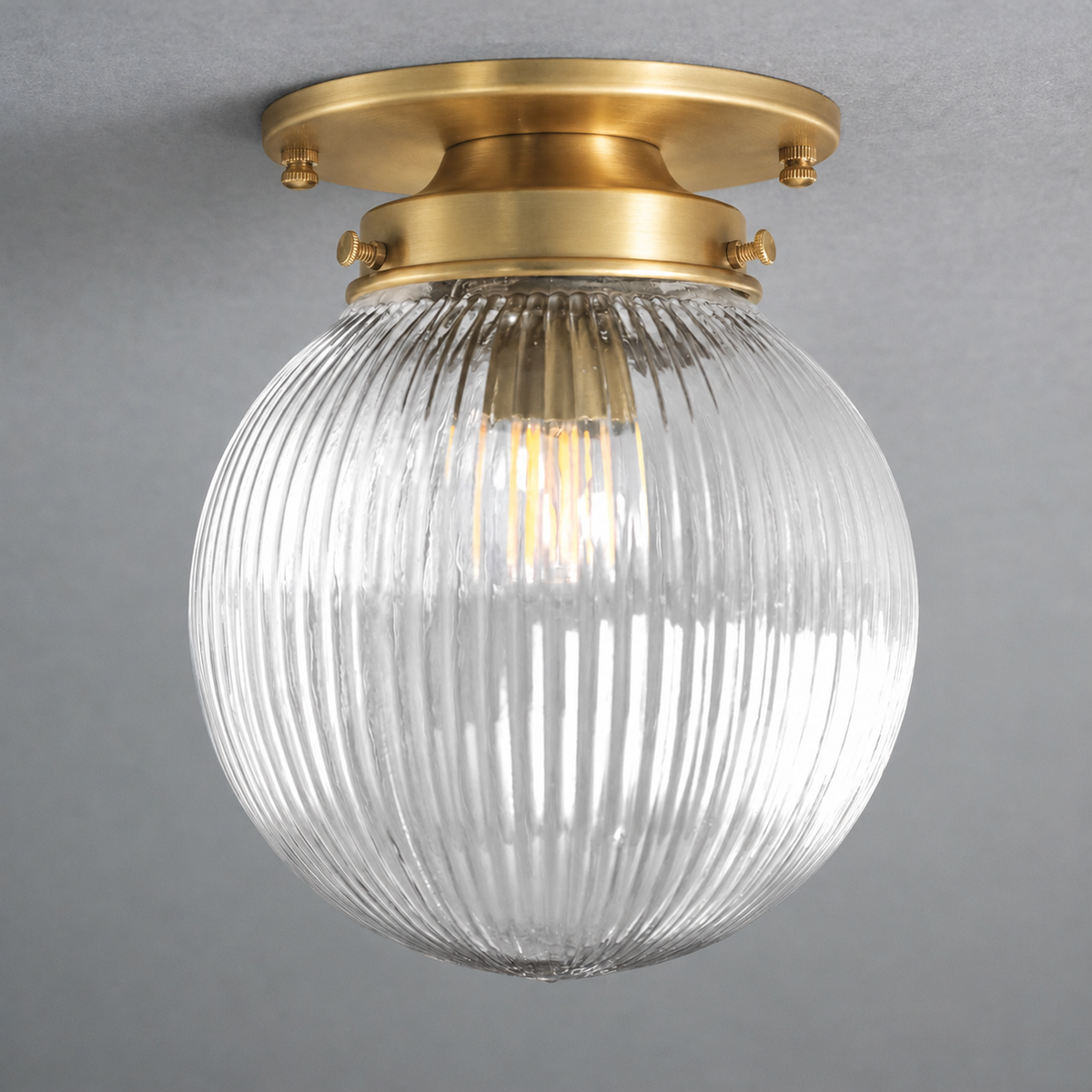CEILING LIGHT MODEL NO. 4984 in Sealed Brass